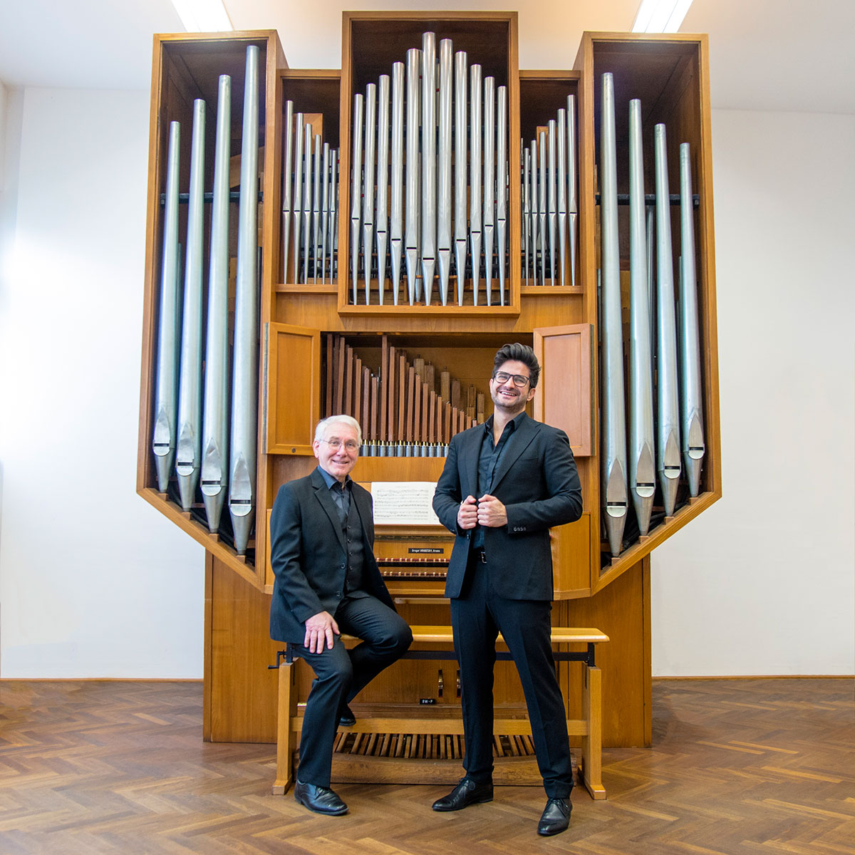 Kunstpfeifen mit Orgel